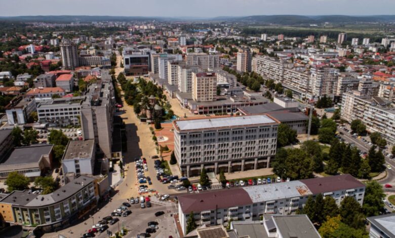 orasul Pitesti de deasupra