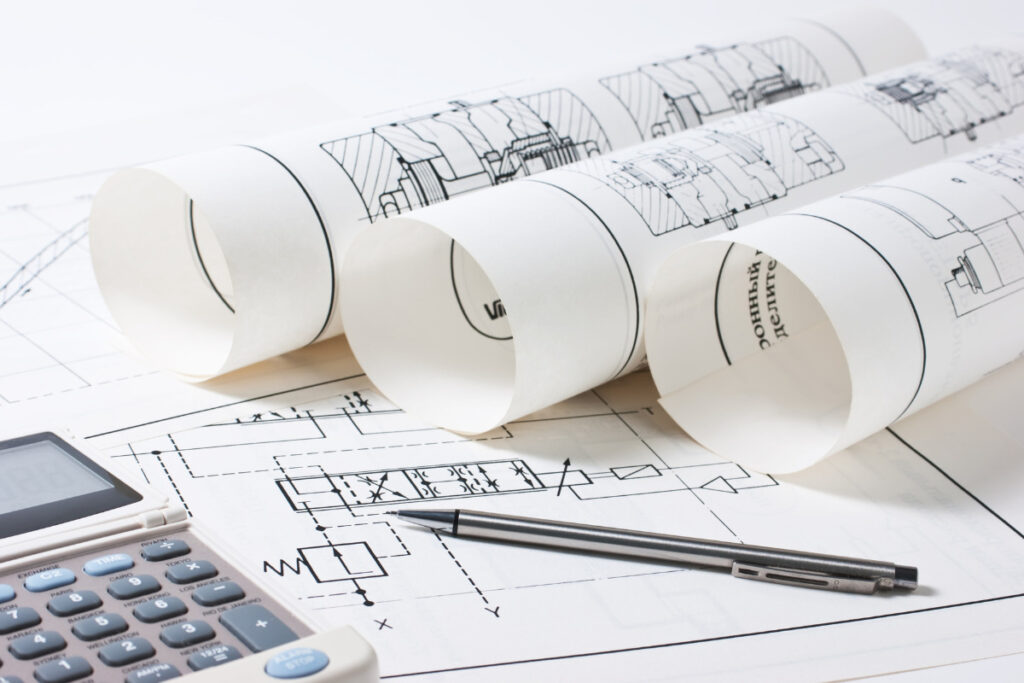 planuri cadastrale si calculator pe birou de lucru